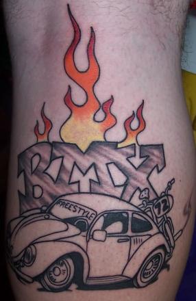 my first bmx tattoo lets see yours