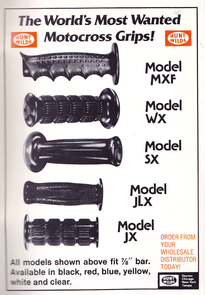 Hunt Wilde WX BMX grips Black f// Schwinn Scrambler and other Old School USA Made