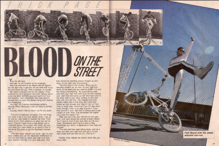 Fred Blood Blood on the Street article Freestylin March 86.PNG