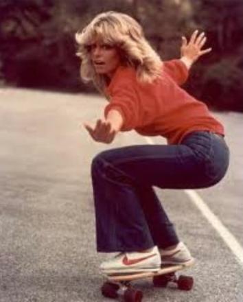1976 Farrah Fawcett skateboard Griffith Park JTFreestyle.jpg