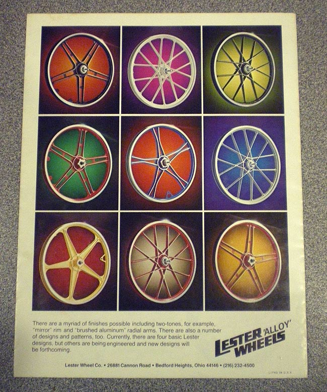 lester bmx mag wheels