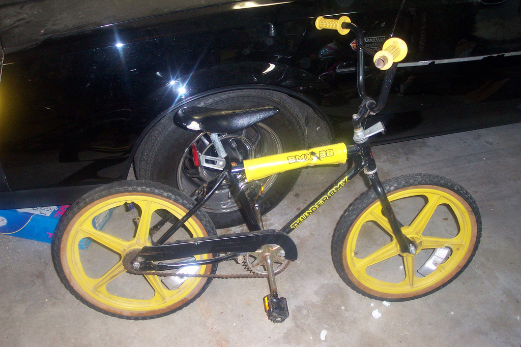 bmx bike with mag wheels